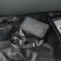 Bolso de hombro retro para hombre, bolso de mensajero informal de marca de moda, bolso horizontal para hombre, bolso de mensajero informal al aire libre, bolso para teléfono móvil, bolso para mujer de moda, regalo de vacaciones - details 1