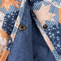 BUNO-2025 otoño nueva ropa de mujer estilo europeo y americano chaqueta de algodón estampada de doble cara simple y versátil a la moda. - details 10