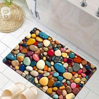 Alfombra de Baño Antideslizante Súper Absorbente con Estampado de Concha de Estrella - details 5