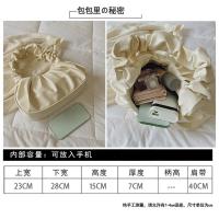 Bolso Bolso de bola de masa hervida de un hombro para mujer Bolso francés Bolso de nube de moda Bolso portátil plegable para las axilas - details 0