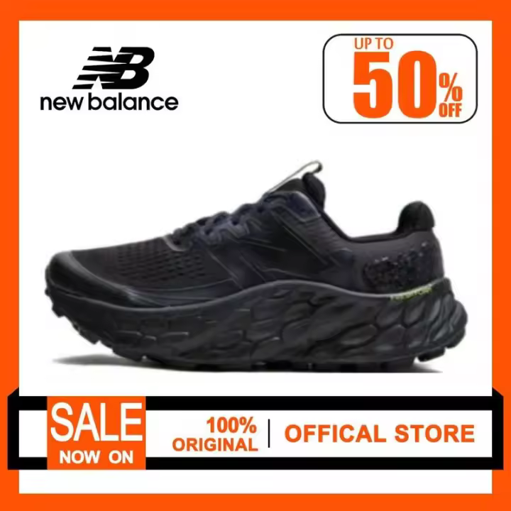 【100% original】 Fresh Foam Trail More V3 "Black" Zapatillas deportivas apliques LETEN - 1