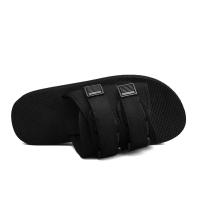 Sandalias de verano para mujer, zapatillas de playa, sandalias negras duraderas, zapatos planos informales de suela gruesa de talla grande para hombre y mujer - details 1