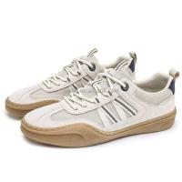 Nueva moda tenis blanco gótico mujer plana antideslizante 36-44 gamuza de vaca marca zapatos deportivos chicas y niños jóvenes - details 4
