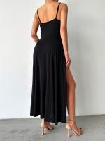 Vestidos elegantes para mujeres vestidos sencillos y de moda con tirantes medianos y largos - details 2