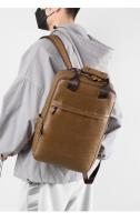 Mochila Pu para hombres, mochila para estudiantes universitarios minimalistas, bolsa de computadora para viajes de negocios, bolso de ocio de gran capacidad - details 11