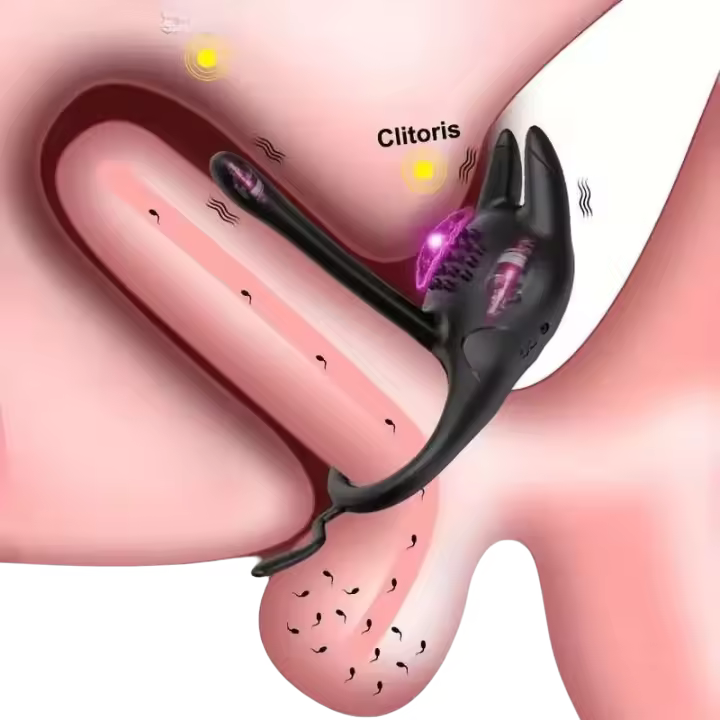 Leten-vibrador masculino para retrasar la eyaculación, anillo masajeador para clítoris, estimulación del punto G, Juguetes sexuales para parejas 18 - 1