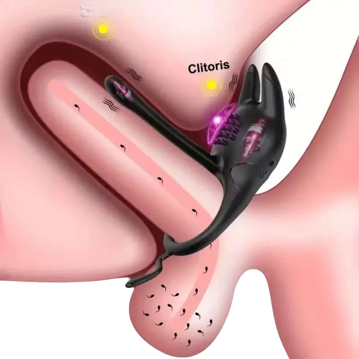 Leten-vibrador masculino para retrasar la eyaculación, anillo masajeador para clítoris, estimulación del punto G, Juguetes sexuales para parejas 18 - 1
