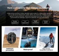 2025 nuevo reloj inteligente militar para hombres impermeable al aire libre rastreador de actividad/deporte Monitor de salud 2,10 "BT llamada Smartwatch - details 3