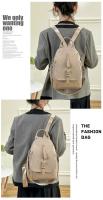 Mochila De Estilo Vintage para mujer, morral de piel sintética suave, informal, a la moda - details 16