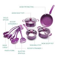 Juego de utensilios de cocina de 13 piezas, juego de ollas antiadherentes, sartenes de cocina, regalos para amigos y familiares - details 2