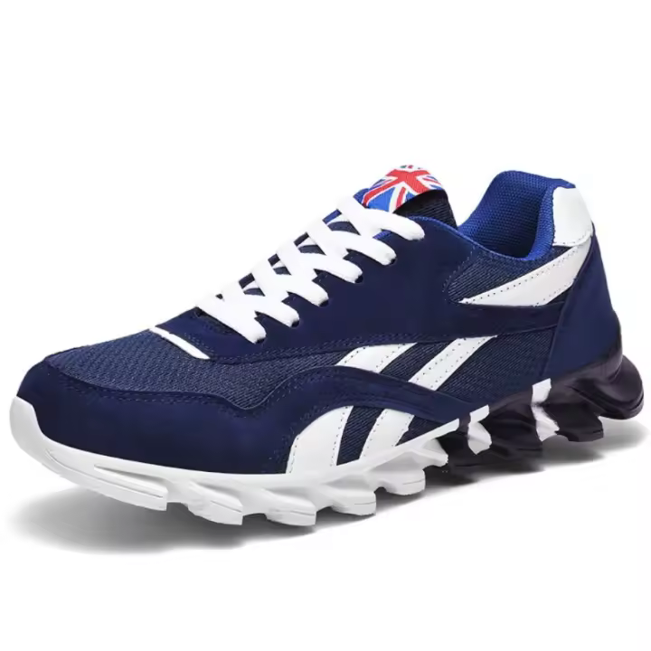 Zapatos deportivos para hombre 2024 moda transpirables antideslizantes amortiguadores cómodos para caminar tallas 39-48 - 1