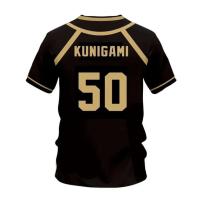 Camiseta de talla grande con estampado 3D de MICHAEL KAISER de Anime Blue Lock para hombre y mujer, camiseta deportiva transpirable de manga corta de secado rápido - details 5
