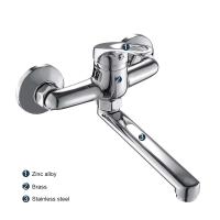Grifo de Cocina de Mano Única Mezclador de Agua Caliente y Fría Rotación de Lavabo Grifo de Piscina - details 3