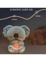 Animal de peluche que respira Koala rítmica con sonido ligero, cómodo alivio, calmante, sensorial, Juguete Musical para niños - details 6