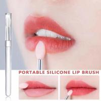Pincel de Labios de Silicona Portátil Aplicador de Bálsamo Labial de Cristal - details 2