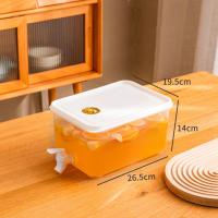 Hervidor de agua fría con grifo, cubo de agua fría para refrigerador, botella de limonada, dispensador de bebidas, 5l - details 3