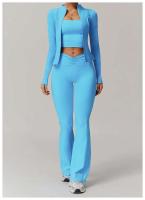 Conjunto de Yoga para Mujeres Ouwu Ropa de Entrenamiento de Manga Larga - details 31