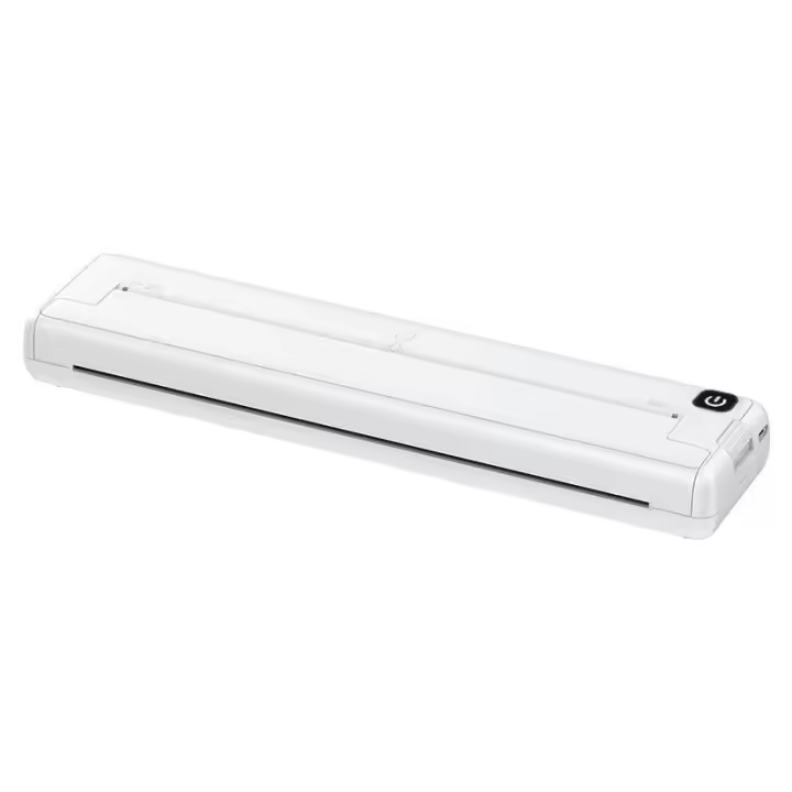 Impresora térmica A4 pequeña para el hogar, impresora fotográfica portátil sin tinta para aprendizaje, oficina y hogar, Bluetooth - 1