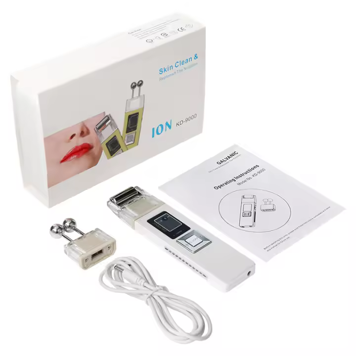 Masajeador de estiramiento Facial, Máquina eliminadora de Arrugas, Device de Belleza de Iones de microcorriente Bio, electroporación antienvío, Spa galvánico - 1