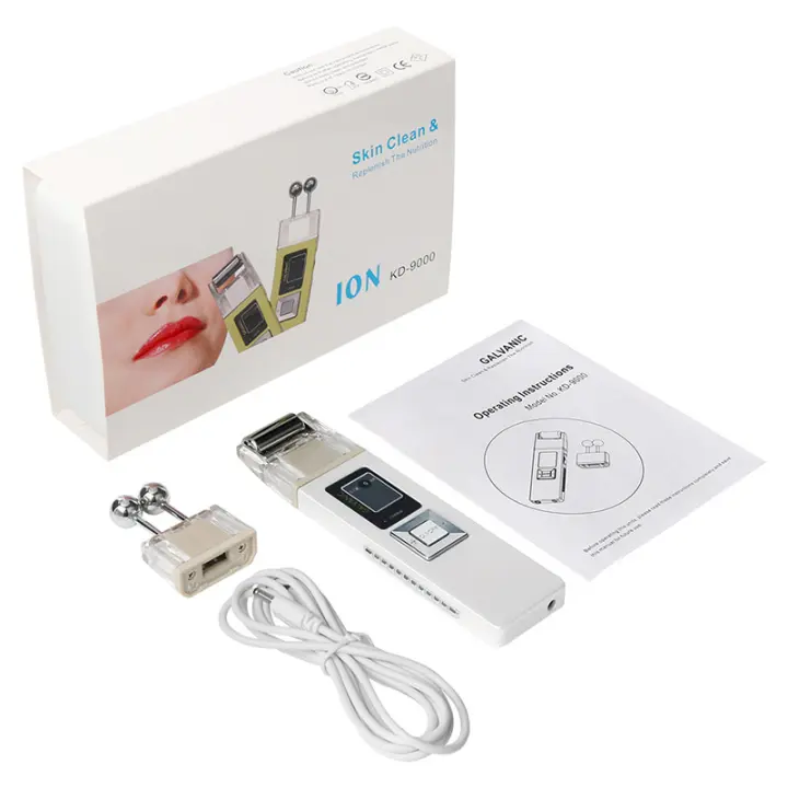 Masajeador de estiramiento Facial, Máquina eliminadora de Arrugas, Device de Belleza de Iones de microcorriente Bio, electroporación antienvío, Spa galvánico - 1