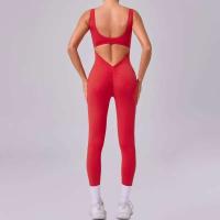 Monos de Yoga sin Costuras Ropa Deportiva Hip-Lifting para Mujeres Leggings de Gimnasio para Workout y Correr - details 8
