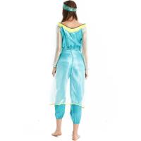 Vestido de princesa Jasmine con linterna de Aladino, uniforme de juego COS, disfraz de Halloween, disfraz de juego de rol - details 2