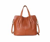 Bolso de piel auténtica para mujer, bandolera de hombro de diseñador de lujo, Color sólido, a la moda - details 8