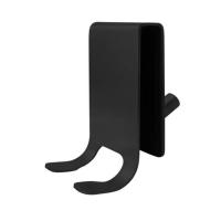 Gancho trasero para puerta de ducha de acero inoxidable, resistente al óxido, sin perforaciones, toallero para puerta de vidrio, colgador de albornoz antideslizante Simple - details 5