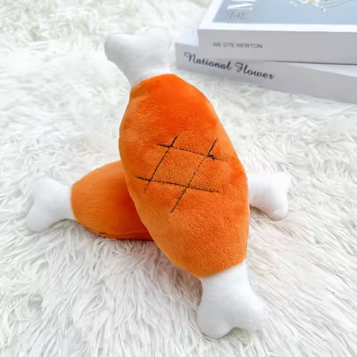 Diversión Canina Juguete de Masticar de Fruta de Naranja para Perros Sonido de Chirriado Interactivo Accesorio de Regalo Ideal - 1