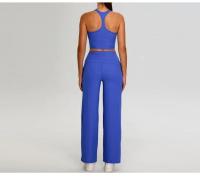 Conjunto de Yoga de Alta Cintura para Mujer Ropa Deportiva de 2 Piezas para Correr y Fitness - details 1