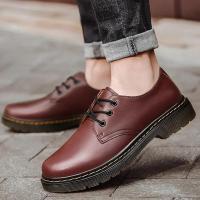 Zapatos de Lujo al Aire Libre Estilo Británico Zapatos de Trabajo de Suela de Tendón de Carne con Cordones Moda Casual para Hombres - details 11
