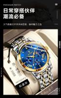 Reloj multifuncional de marca suiza para hombre nuevo reloj de cuarzo de moda a prueba de agua - details 4