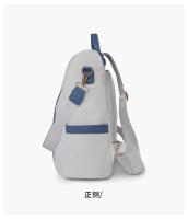 Mochila de cuero para mujer, bolso de hombro pequeño, mochila simple de moda, mochila antirrobo para mujer - details 21