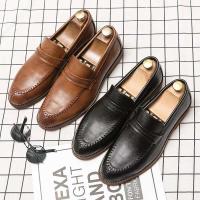 Nuevo producto Creatividad 2025 Moda y ocio Zapatos de vestir Oxford de cuero genuino para hombres Suelas hechas a mano - details 0