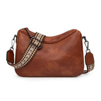 Diseño de color sólido Nueva almohada de moda simple con bolsa de cuerpo con correa ancha para el hombro para mujeres - details 9