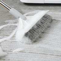 Cepillo giratorio 2 en 1 para limpieza de grietas, escoba de cerdas rígidas con mango largo para ventanas, baño, cocina - details 7