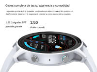 Reloj Inteligente con Pantalla de Alta Resolución de 1.52 pulgadas y Tracking de Fitness - details 1