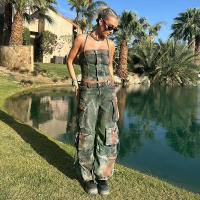 BUNO-estilo Safari falda vaquera con bolsillos grandes, minifaldas sexis ajustadas de cintura media para mujer, moda urbana de verano 2025 para mujer - details 8