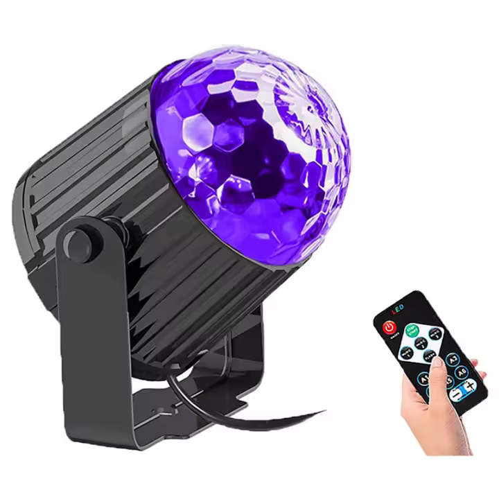 Luz negra UV con enchufe, luz de inundación negra, brillo de neón para fiesta, Halloween, póster fluorescente, enchufe de la UE - 1