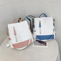 Mochila impermeable de tela Oxford con costuras para mujer, antirrobo, cremallera trasera, mochila escolar para niñas, mochila informal de viaje de un solo hombro - details 0