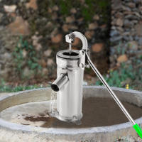 Bomba de Agua de Acero Inoxidable de Alta Calidad Bomba de Mano para Pozo de Agua Untilizables hasta 10m de Profundidad - details 0