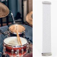 Snare Wire Snare Drum Strings Straps, accesorios de tambor Snare, 20 hebras de acero para tambores Snare, pieza de repuesto 13In - details 5