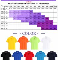 Camisa Polo Unisex De Verano En Color Sólido Casual Al Aire Libre Con Cuello Redondo Y Mangas Cortas Para Negocios Diarios - details 1