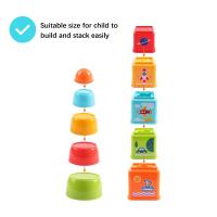 14Pc Baby Stacking Cups Toys Children Building Blocks Educational Toy Color Recognition Shape Matching for Babies over 18 Months - details 6