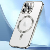 Funda protectora transparente para teléfono, Cubierta de chapado magnético, Agujero fino, iP16, 15, 14, 13 - details 0