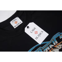 Camisetas Casuales de Verano 2025 para Hombres Algodón Puro, Cuello Redondo, Mangas Cortas, Impresión de Logotipo, Deportiva y de Moda - details 2