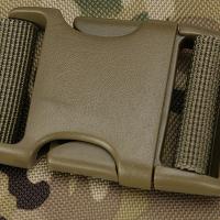 Riñonera de camuflaje táctico verde militar, bolsa de cintura impermeable perfecta para aventura al aire libre, 1 unidad - details 3