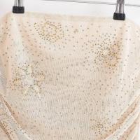 OUWU Conjunto de falda superior de tubo de punto de retazos para mujer, sin mangas, sin espalda, faldas plisadas en forma de U, tres, nuevo conjunto de vacaciones en la calle - details 7