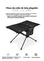 Mesa de camping al aire libre parrilla familiares party Portátil multifunción - details 1