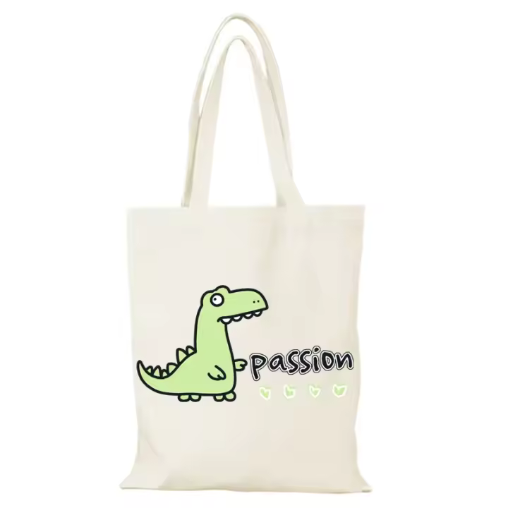 Bolsas de tela, bolso de mujer de dibujos animados, bolso de mano bonito para hombre, bolsos nuevos, bolso de compras ecológico, bolso de lona para playa, bolso de hombro para mujer - 1